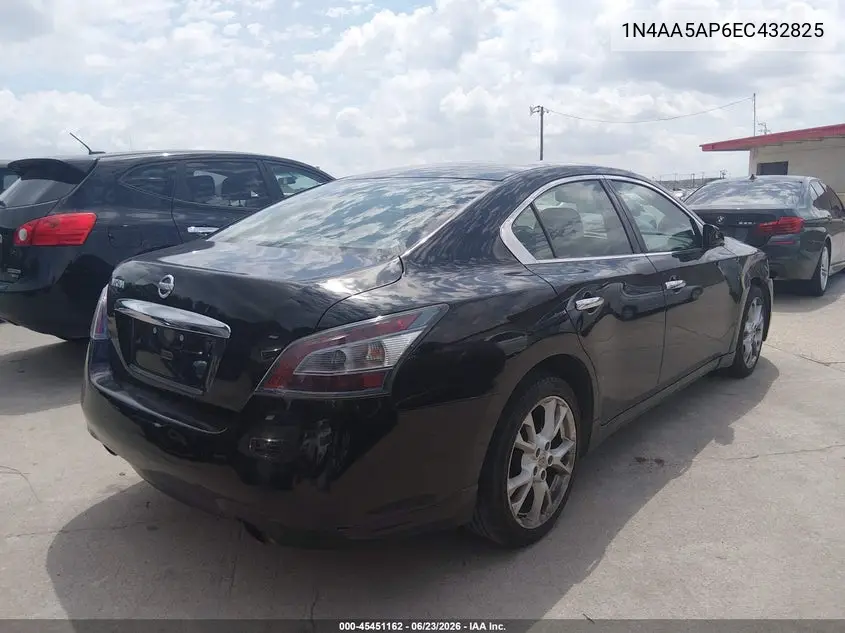 2014 Nissan Maxima 3.5 S VIN: 1N4AA5AP6EC432825 Lot: 45451162