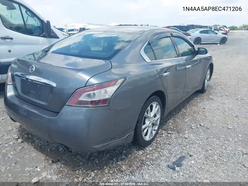 2014 Nissan Maxima 3.5 S VIN: 1N4AA5AP8EC471206 Lot: 45545771