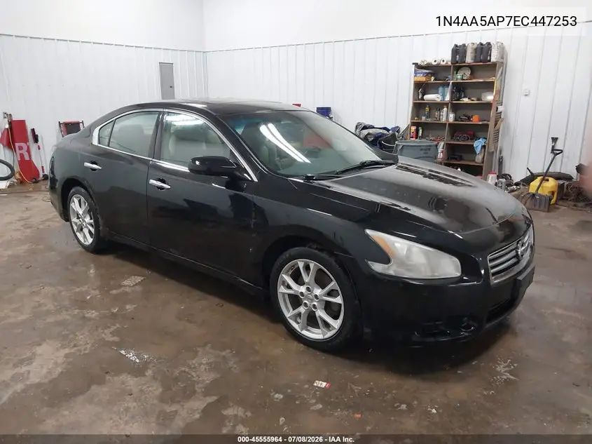 2014 Nissan Maxima 3.5 S VIN: 1N4AA5AP7EC447253 Lot: 45555964
