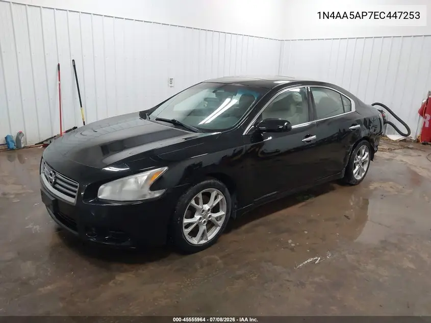 2014 Nissan Maxima 3.5 S VIN: 1N4AA5AP7EC447253 Lot: 45555964