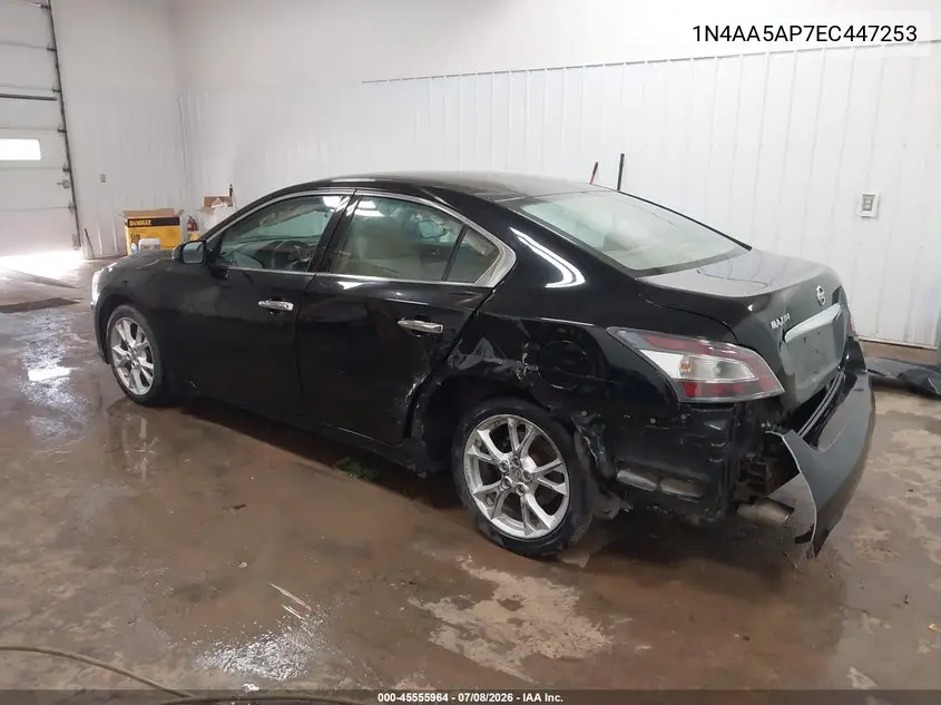 2014 Nissan Maxima 3.5 S VIN: 1N4AA5AP7EC447253 Lot: 45555964