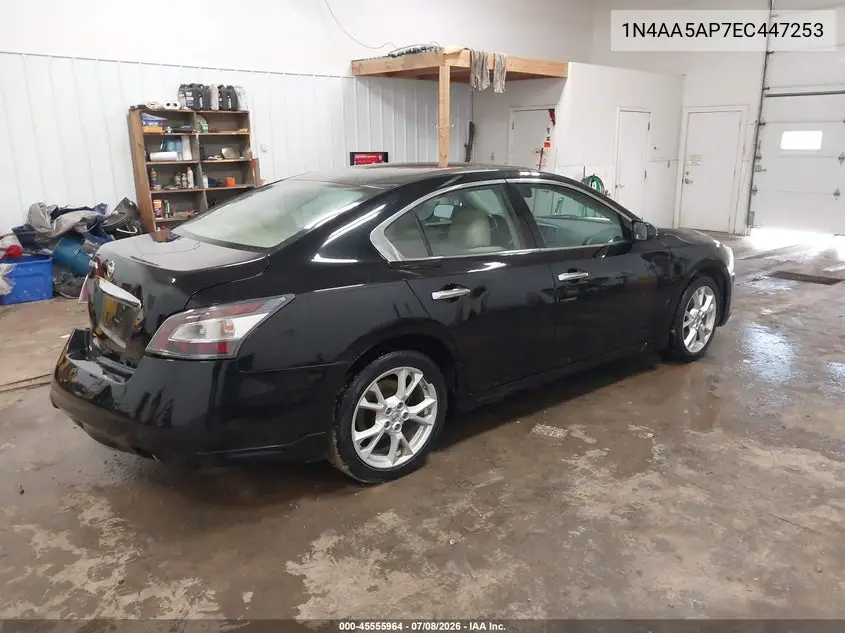 2014 Nissan Maxima 3.5 S VIN: 1N4AA5AP7EC447253 Lot: 45555964