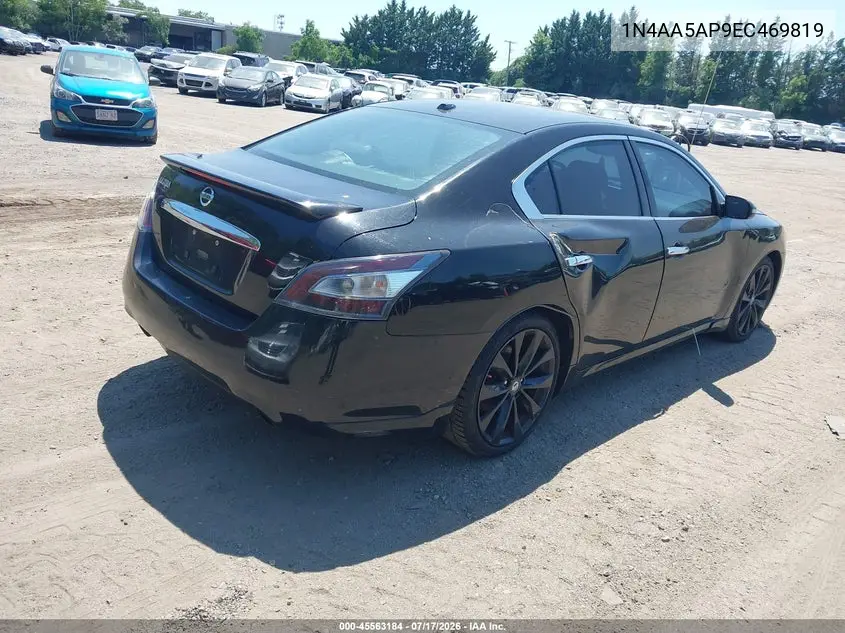 2014 Nissan Maxima 3.5 Sv VIN: 1N4AA5AP9EC469819 Lot: 45563184