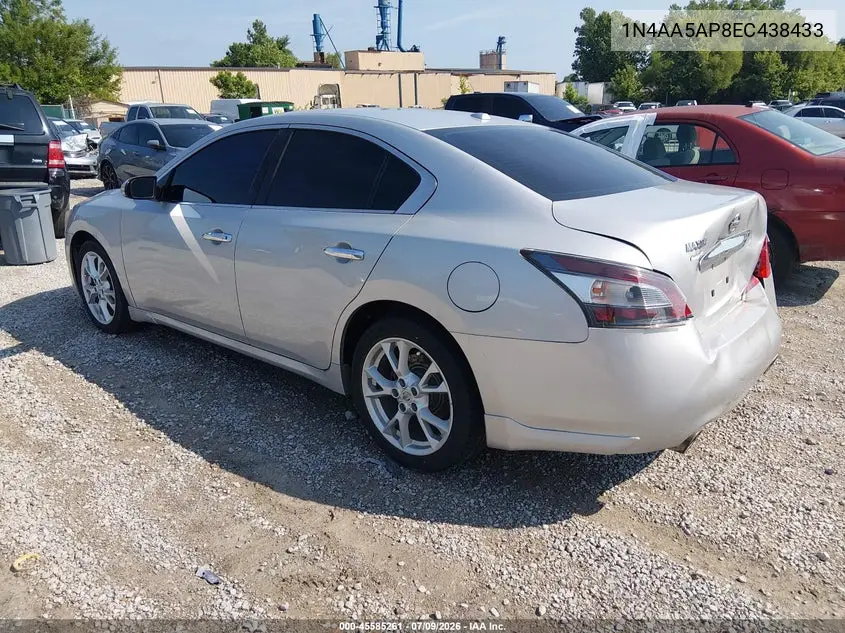 2014 Nissan Maxima 3.5 Sv VIN: 1N4AA5AP8EC438433 Lot: 45585261