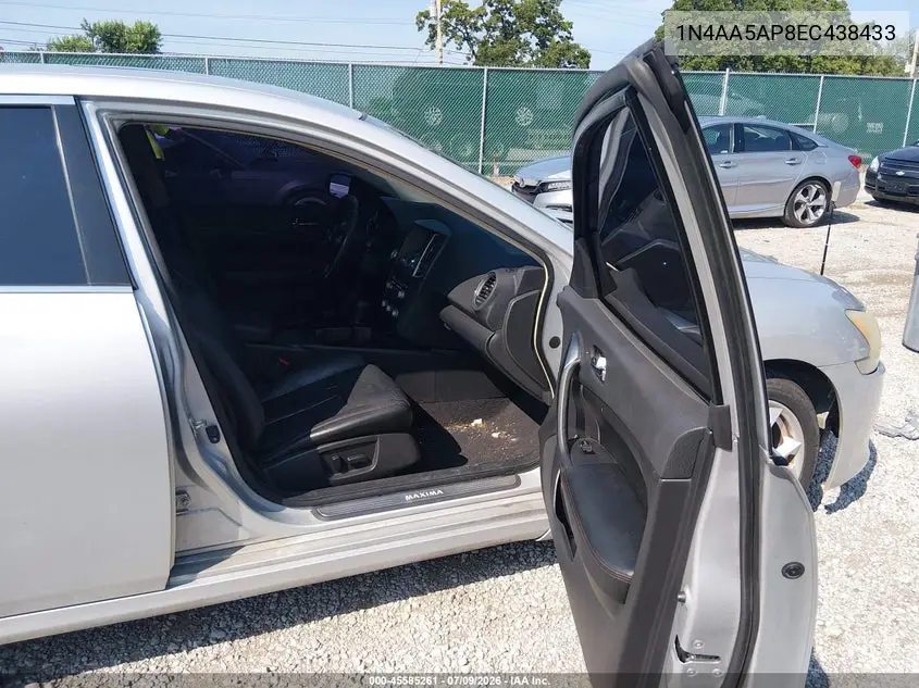 2014 Nissan Maxima 3.5 Sv VIN: 1N4AA5AP8EC438433 Lot: 45585261