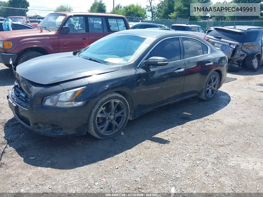 2014 Nissan Maxima 3.5 Sv VIN: 1N4AA5AP9EC449991 Lot: 45587749