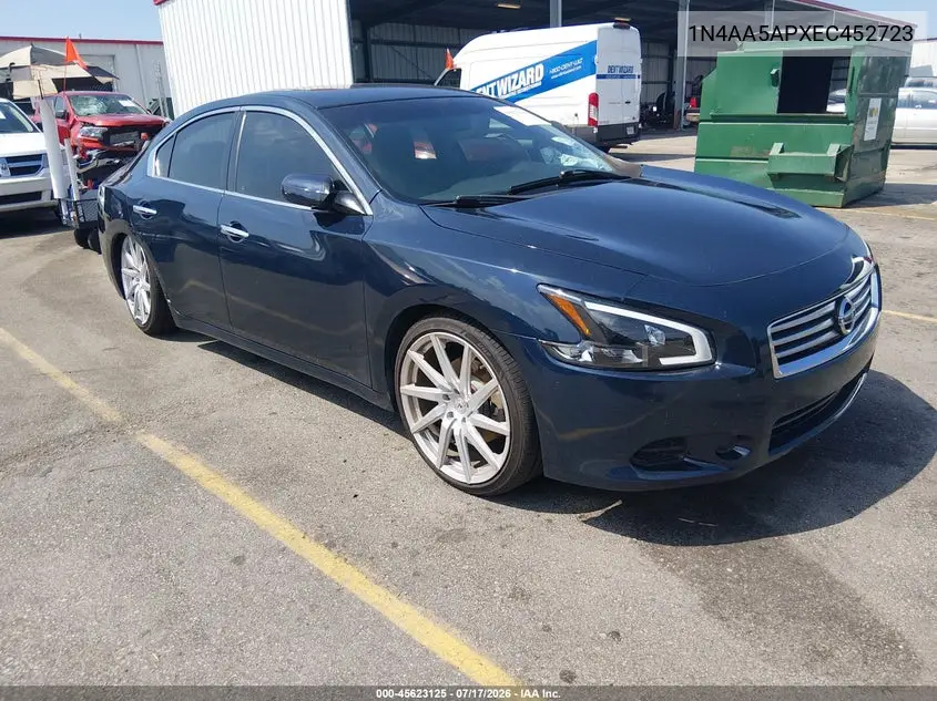 2014 Nissan Maxima 3.5 S VIN: 1N4AA5APXEC452723 Lot: 45623125