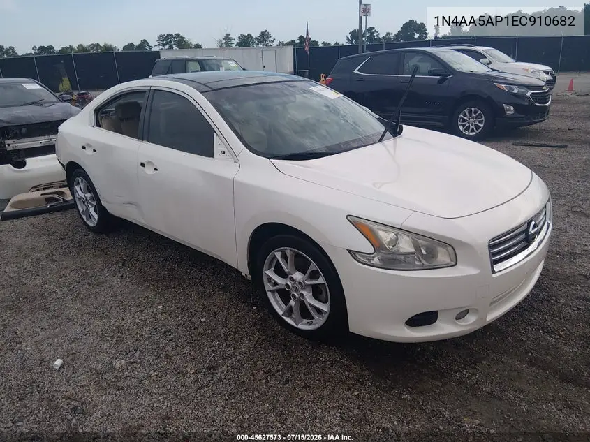 2014 Nissan Maxima 3.5 Sv VIN: 1N4AA5AP1EC910682 Lot: 45627573
