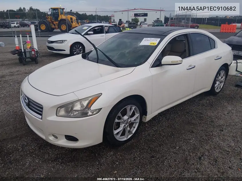 2014 Nissan Maxima 3.5 Sv VIN: 1N4AA5AP1EC910682 Lot: 45627573