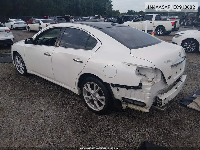 2014 Nissan Maxima 3.5 Sv VIN: 1N4AA5AP1EC910682 Lot: 45627573