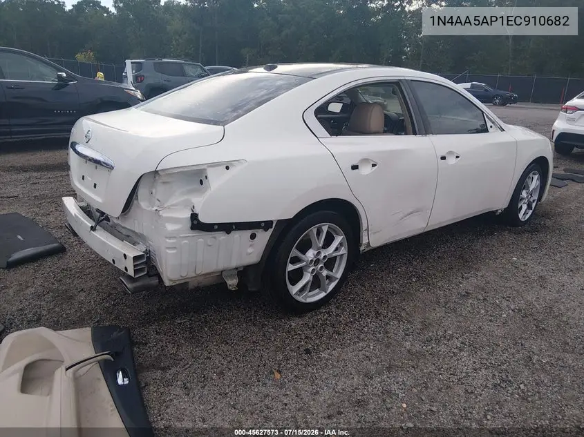 2014 Nissan Maxima 3.5 Sv VIN: 1N4AA5AP1EC910682 Lot: 45627573