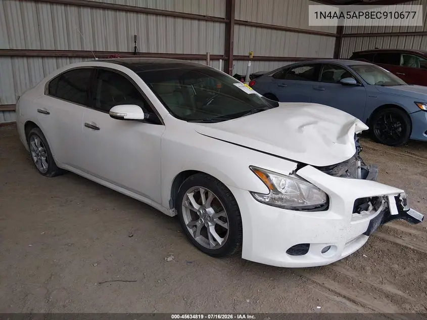 2014 Nissan Maxima 3.5 Sv VIN: 1N4AA5AP8EC910677 Lot: 45634819