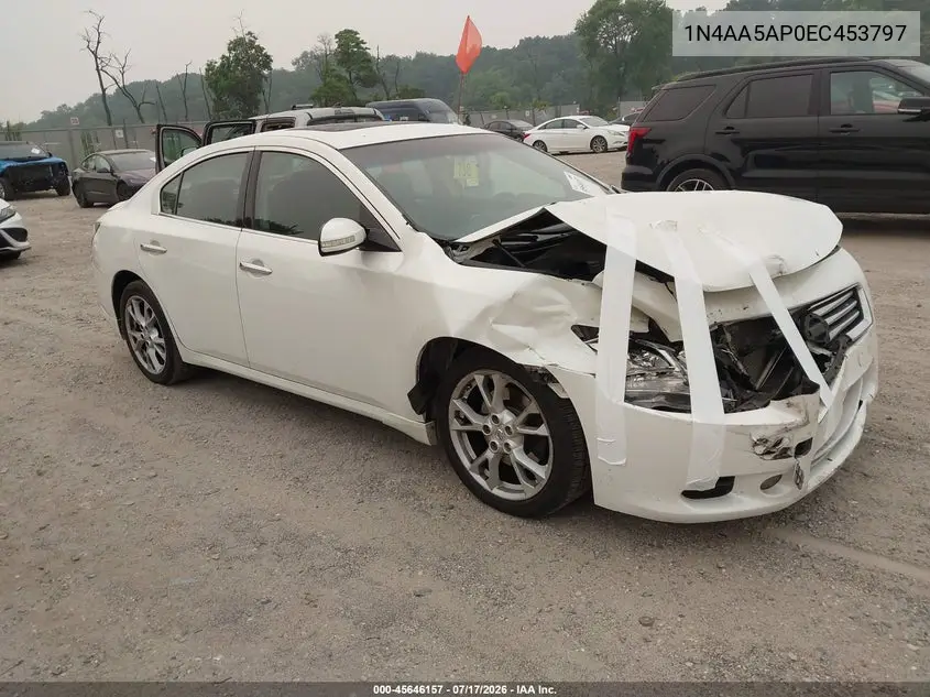 2014 Nissan Maxima 3.5 Sv VIN: 1N4AA5AP0EC453797 Lot: 45646157