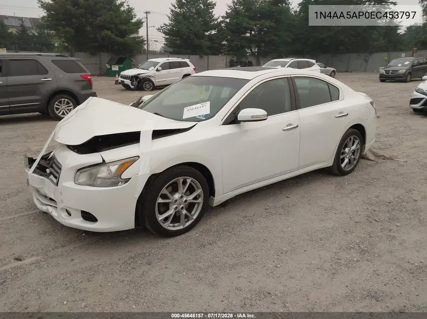 2014 Nissan Maxima 3.5 Sv VIN: 1N4AA5AP0EC453797 Lot: 45646157