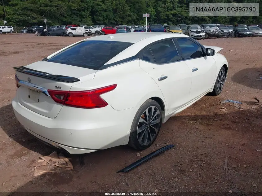 2016 Nissan Maxima 3.5 Sr VIN: 1N4AA6AP1GC395790 Lot: 45686549