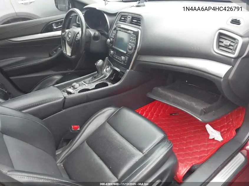 1N4AA6AP4HC426791 2017 Nissan Maxima 3.5 Sv