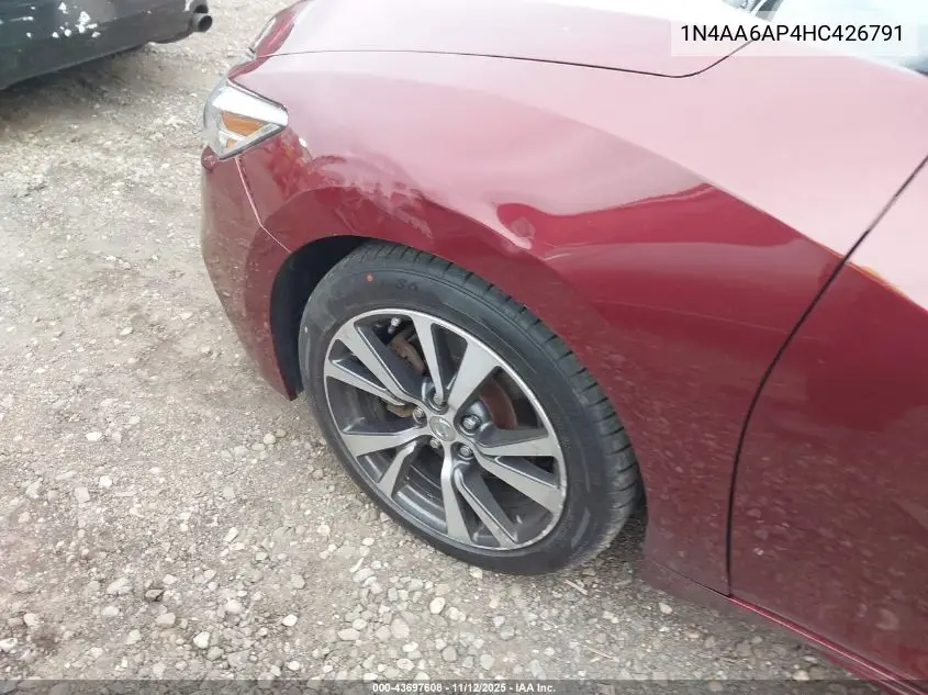 1N4AA6AP4HC426791 2017 Nissan Maxima 3.5 Sv