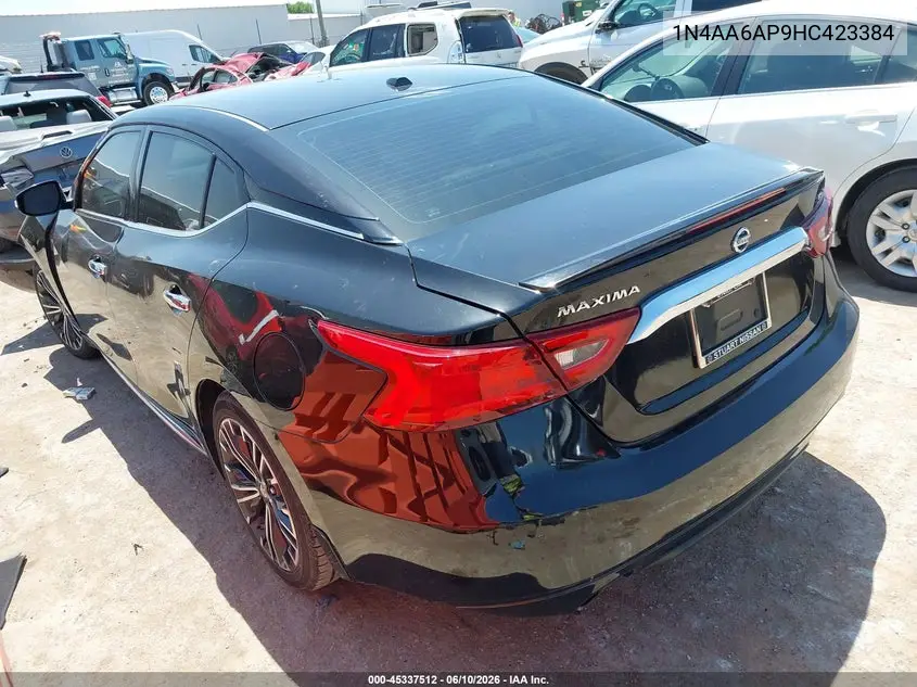 2017 Nissan Maxima 3.5 Sv VIN: 1N4AA6AP9HC423384 Lot: 45337512