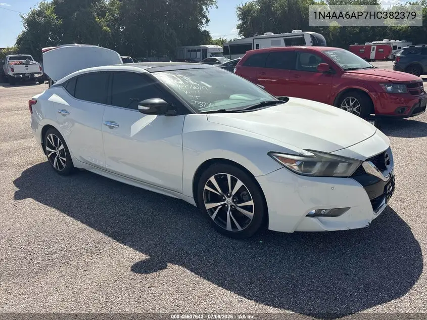 2017 Nissan Maxima 3.5 Sl VIN: 1N4AA6AP7HC382379 Lot: 45607643