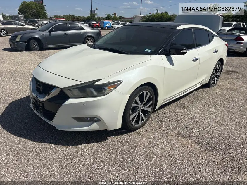 2017 Nissan Maxima 3.5 Sl VIN: 1N4AA6AP7HC382379 Lot: 45607643