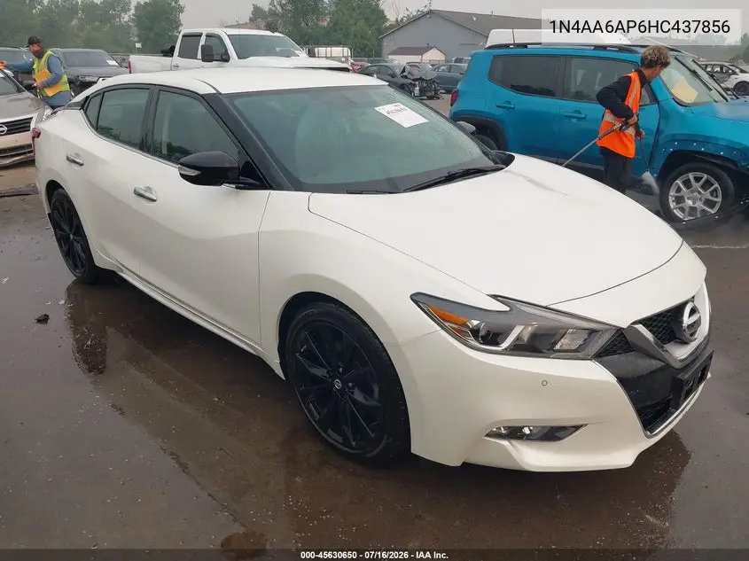 2017 Nissan Maxima 3.5 Sr VIN: 1N4AA6AP6HC437856 Lot: 45630650