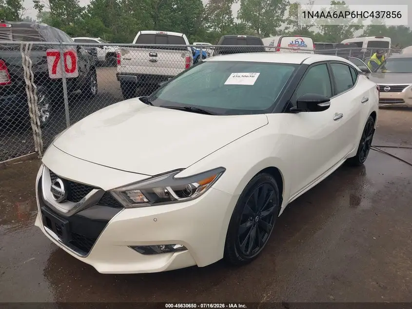 2017 Nissan Maxima 3.5 Sr VIN: 1N4AA6AP6HC437856 Lot: 45630650