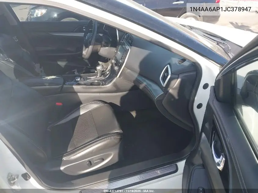 1N4AA6AP1JC378947 2018 Nissan Maxima 3.5 Sv