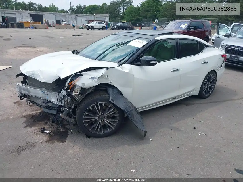 2018 Nissan Maxima 3.5 Platinum VIN: 1N4AA6AP5JC382368 Lot: 45239458
