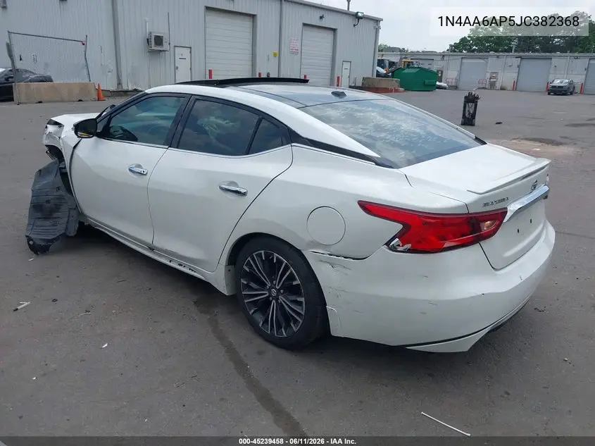 2018 Nissan Maxima 3.5 Platinum VIN: 1N4AA6AP5JC382368 Lot: 45239458