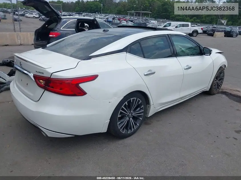 2018 Nissan Maxima 3.5 Platinum VIN: 1N4AA6AP5JC382368 Lot: 45239458