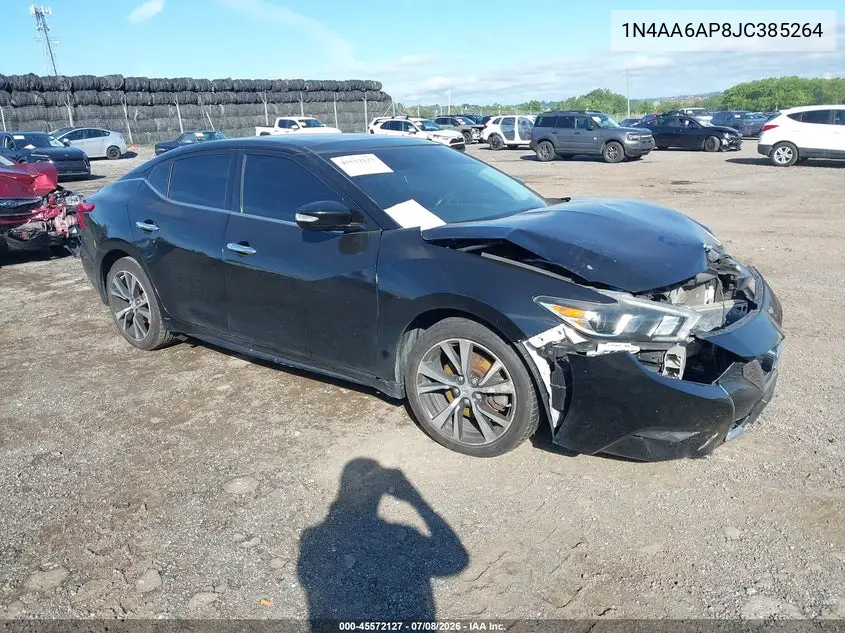 2018 Nissan Maxima 3.5 Sl VIN: 1N4AA6AP8JC385264 Lot: 45572127