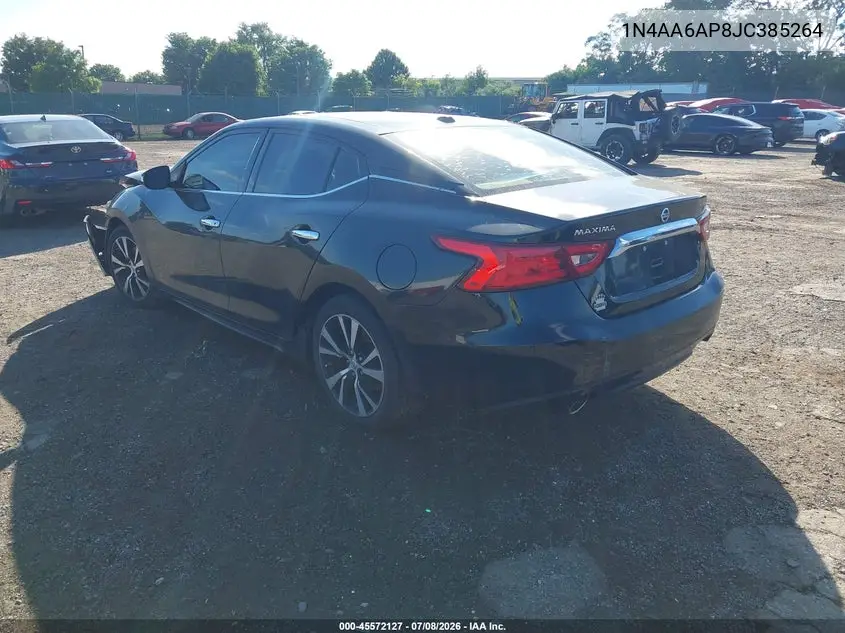 2018 Nissan Maxima 3.5 Sl VIN: 1N4AA6AP8JC385264 Lot: 45572127