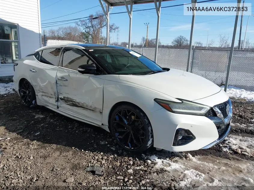 1N4AA6AV6KC372853 2019 Nissan Maxima 3.5 Platinum
