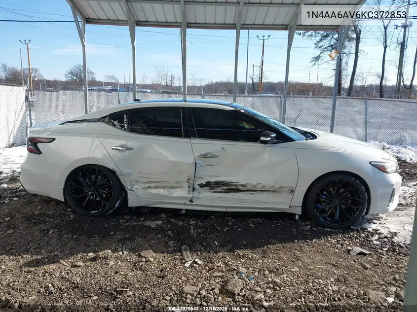 1N4AA6AV6KC372853 2019 Nissan Maxima 3.5 Platinum