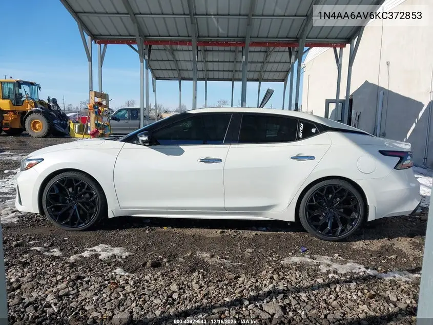 1N4AA6AV6KC372853 2019 Nissan Maxima 3.5 Platinum