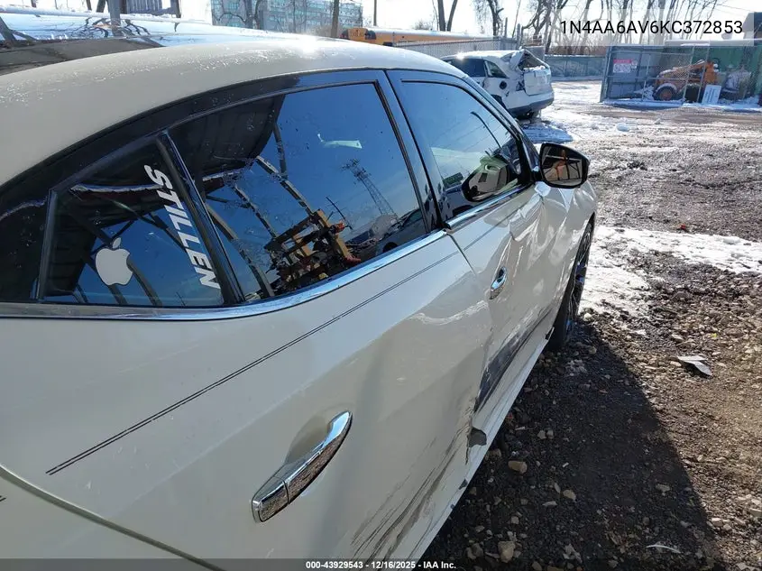 1N4AA6AV6KC372853 2019 Nissan Maxima 3.5 Platinum