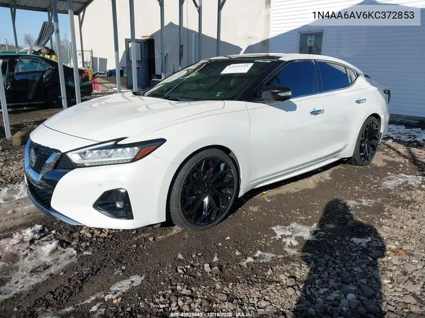 1N4AA6AV6KC372853 2019 Nissan Maxima 3.5 Platinum