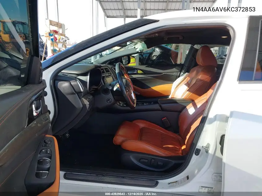 1N4AA6AV6KC372853 2019 Nissan Maxima 3.5 Platinum