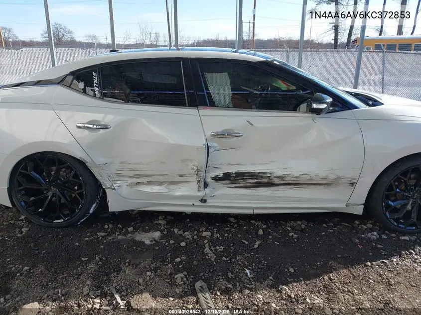 1N4AA6AV6KC372853 2019 Nissan Maxima 3.5 Platinum
