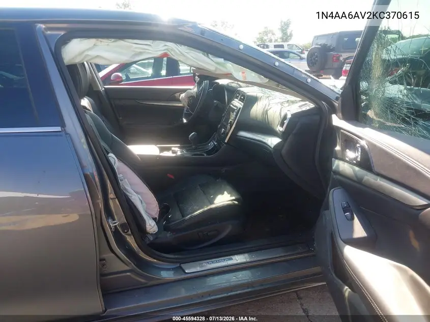 2019 Nissan Maxima 3.5 Sv VIN: 1N4AA6AV2KC370615 Lot: 45594328