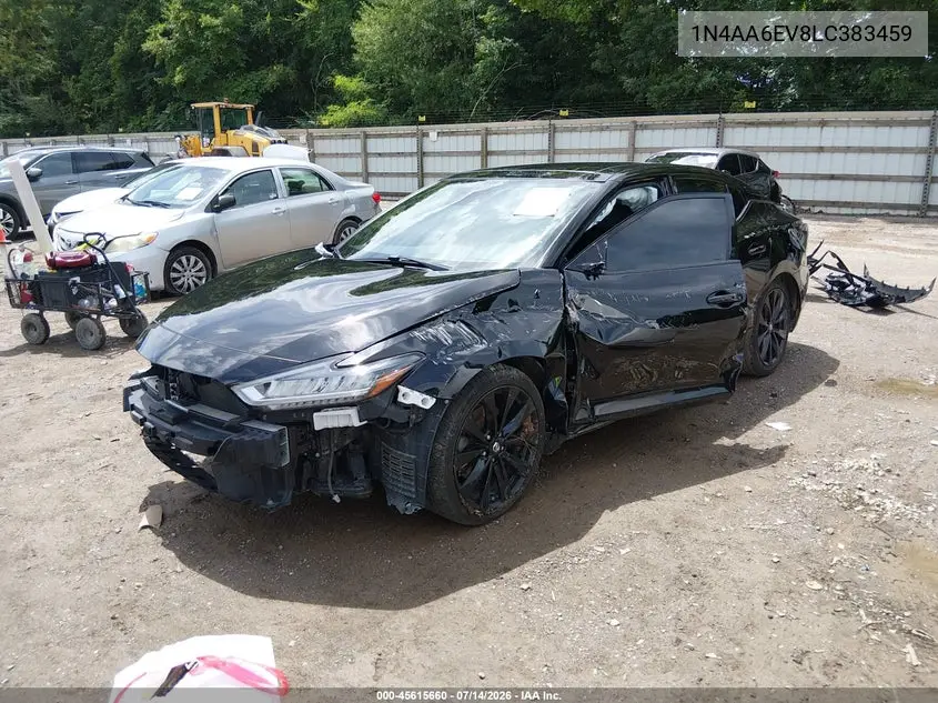 2020 Nissan Maxima Sr Xtronic Cvt VIN: 1N4AA6EV8LC383459 Lot: 45615660