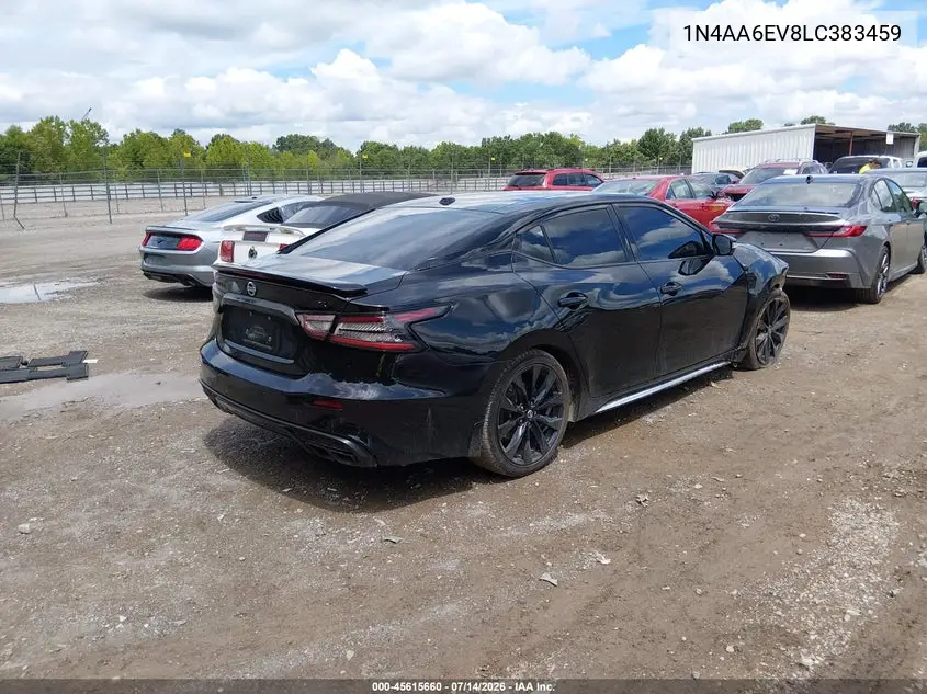2020 Nissan Maxima Sr Xtronic Cvt VIN: 1N4AA6EV8LC383459 Lot: 45615660