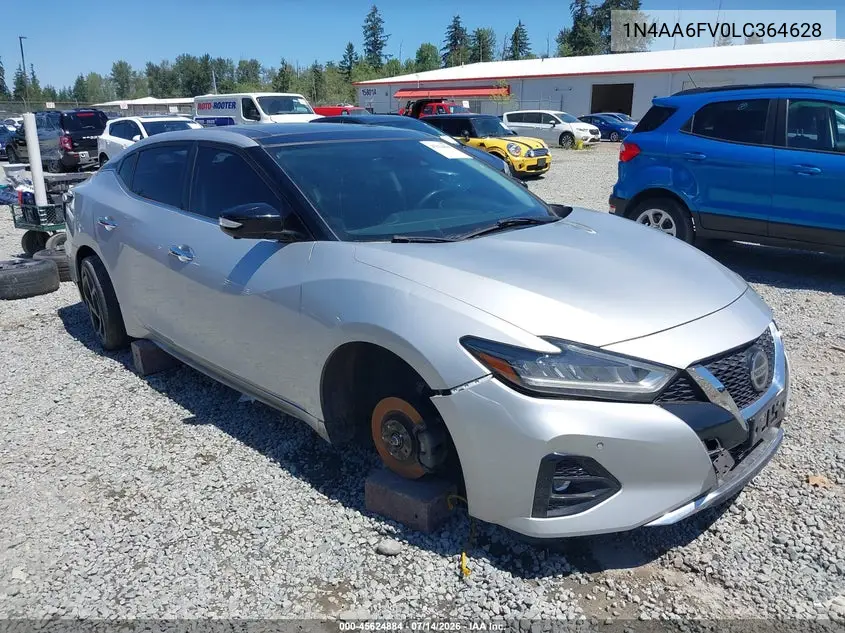 2020 Nissan Maxima Platinum Xtronic Cvt VIN: 1N4AA6FV0LC364628 Lot: 45624884