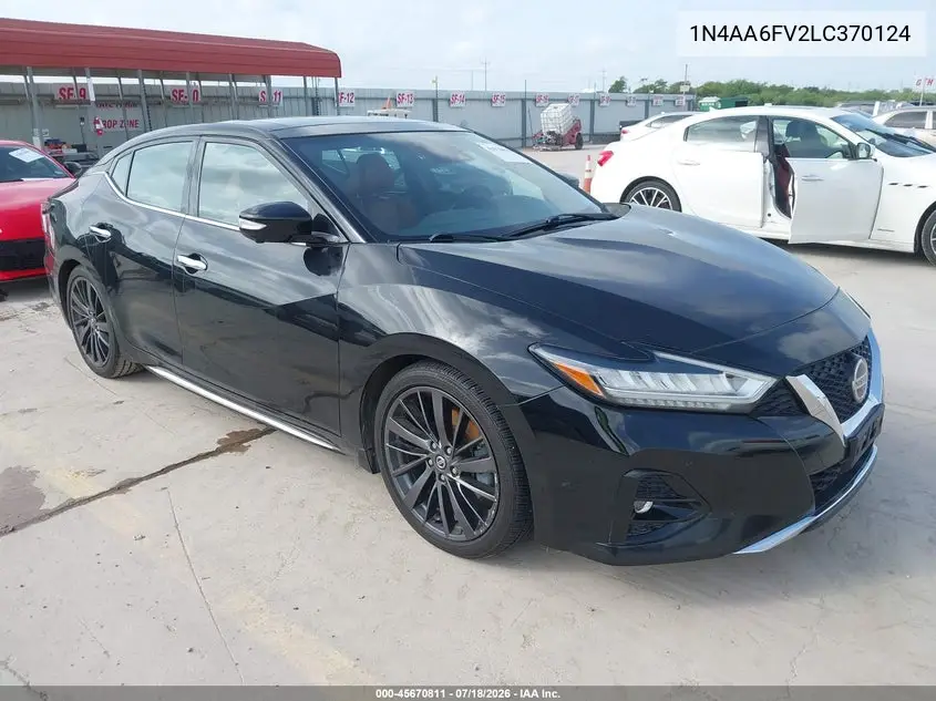 2020 Nissan Maxima Platinum Xtronic Cvt VIN: 1N4AA6FV2LC370124 Lot: 45670811