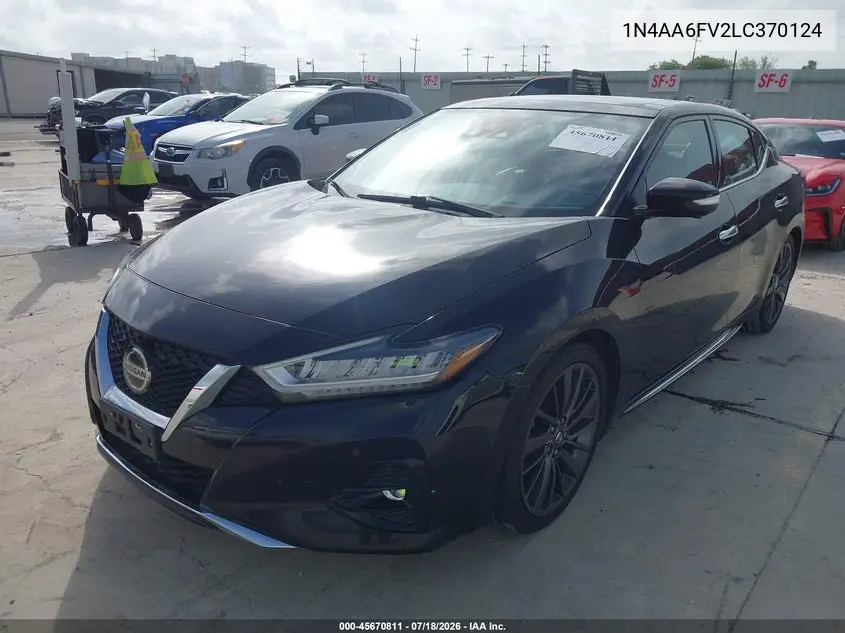 2020 Nissan Maxima Platinum Xtronic Cvt VIN: 1N4AA6FV2LC370124 Lot: 45670811