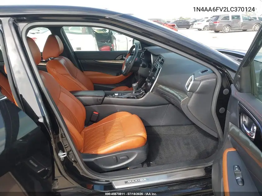 2020 Nissan Maxima Platinum Xtronic Cvt VIN: 1N4AA6FV2LC370124 Lot: 45670811