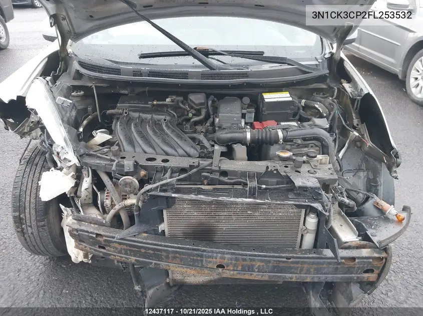 2015 Nissan Micra VIN: 3N1CK3CP2FL253532 Lot: 12437117