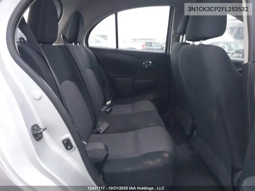 2015 Nissan Micra VIN: 3N1CK3CP2FL253532 Lot: 12437117