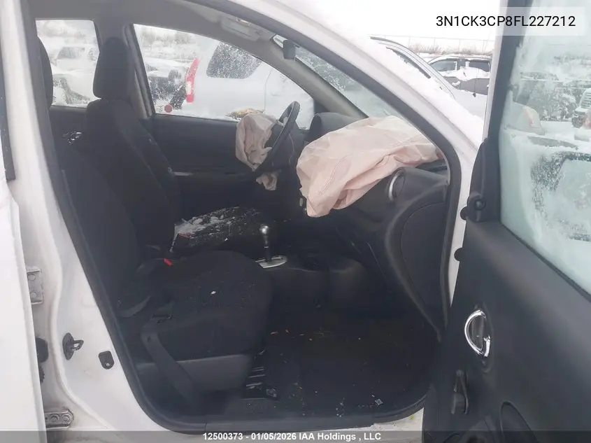 2015 Nissan Micra S/Sr/Sv VIN: 3N1CK3CP8FL227212 Lot: 12500373