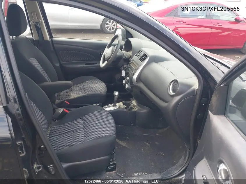 2015 Nissan Micra S/Sr/Sv VIN: 3N1CK3CPXFL205566 Lot: 12572466